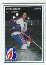 1995-96 Kamloops Blazers (WHL) Brad Lukowich