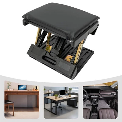 Foot Rest Stool Ergonomic Adjustable Height Under Desk/Car Comfortable Footstool - Image 1 of 4
