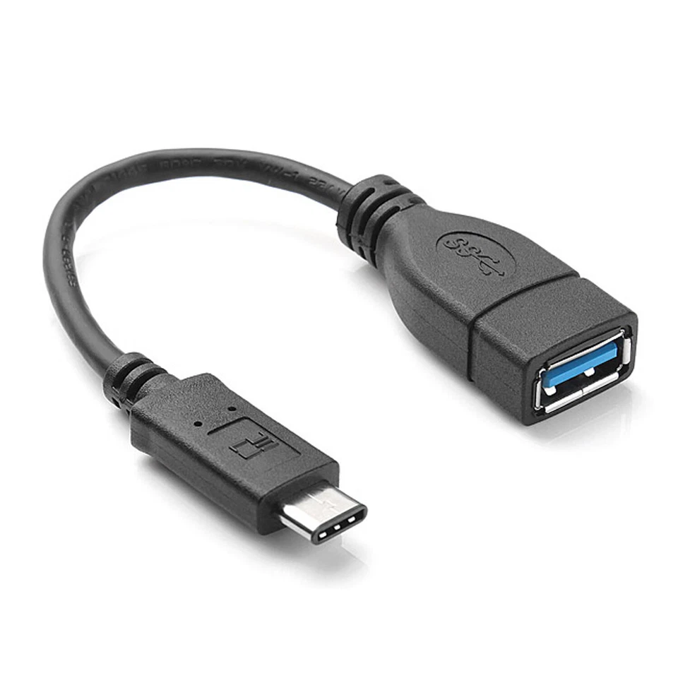 Reversible  USB 3.0 3.1 Type C Male Connector to  A Female OTG Data Cable - Image 1 of 4