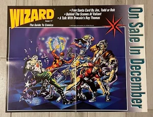 Vintage Poster Wizard Issue 17 Original Promo Comic Art 21X17 - Picture 1 of 1