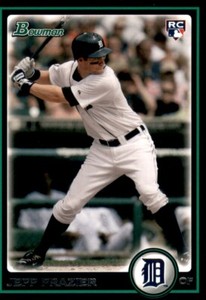2010 Bowman Draft Picks & Prospects Chrome Jeff Frazier Detroit Tigers #BDP88