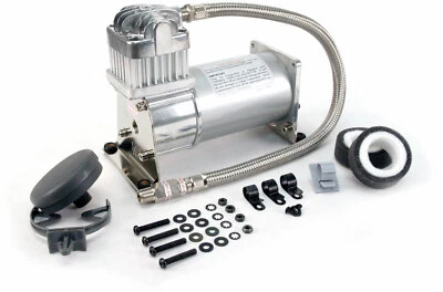 VIAIR 280C Silver Truck Mount Air Compressor for Train Horns - 12 Volt, 150 PSI - Image 1 of 4