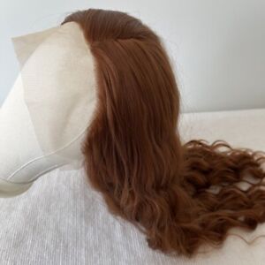 Synthetic Hair Auburn HD T Lace Front Wigs Natural Women Long Wavy