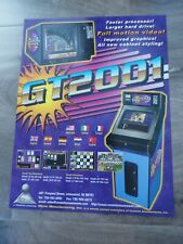 GT 2001 by Micro Video Arcade Flyer