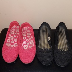 faded glory women's crochet casual flat