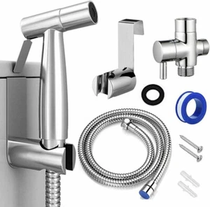 Toilet Bidet Shower Head Spray Douche Kit Hygienic Muslim Hose Handheld - Picture 1 of 4