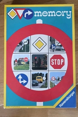 Ravensburger, Verkehrszeichen Memory, Vintage 1970ziger, Gebraucht - Bild 1 von 4
