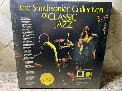 1987 The Smithsonian Collection of Classic Jazz Revised 5 Cassette Set Sealed! - Image 1 of 2