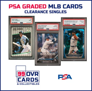 MLB Baseball - Graded Cards Clearance - Vets, Rookies, Bowman 1st, Autos - Picture 1 of 60