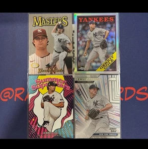MLB Baseball New York Yankees 21-25 Topps Gerrit Cole 4 Card Lot MINT - Picture 1 of 1