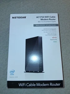 Netgear AC1750 C6300 WiFi Cable Modem Router DOCSIS 3.0 Xfinity Spectrum Cox - Picture 1 of 7