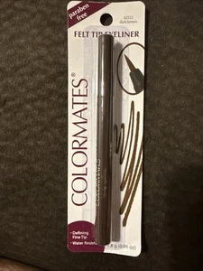 NEU COLORMATES FILZSPITZE EYELINER - BRAUN 62522 - KOSTENLOSER VERSAND - Bild 1 von 2