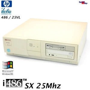 HP VECTRA 486 /25VL COMPUTER PC INTEL 486 SX 25MHZ PARALLEL 80486 WINDOWS 95 ! - Bild 1 von 10