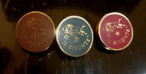 7 Anstecker / Pins von Il Bisonte-Chevignon-Avirex, aus Metall - Imagen 1 de 6
