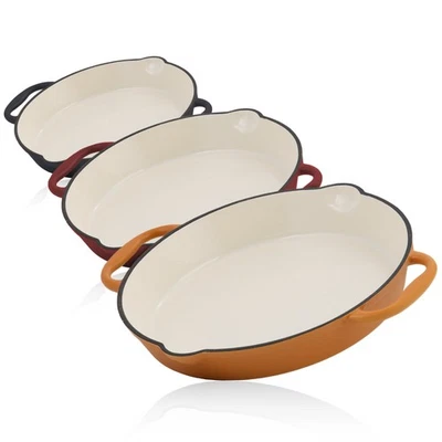 Mahlzeit Gusseisen Bratpfanne | Ø 29 cm | Gusspfanne Emailliert Induktion Pfanne - Bild 1 von 4