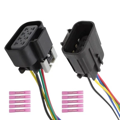 Portable Male & Female Headlight Connector Harness Repair Part For GM Trucks - Image 1 of 4