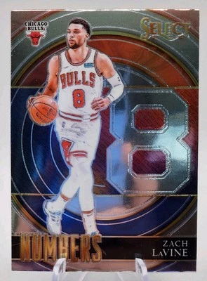 2021-22 Panini Select ZACH LAVINE #39  Numbers  MINT! - Image 1 of 2