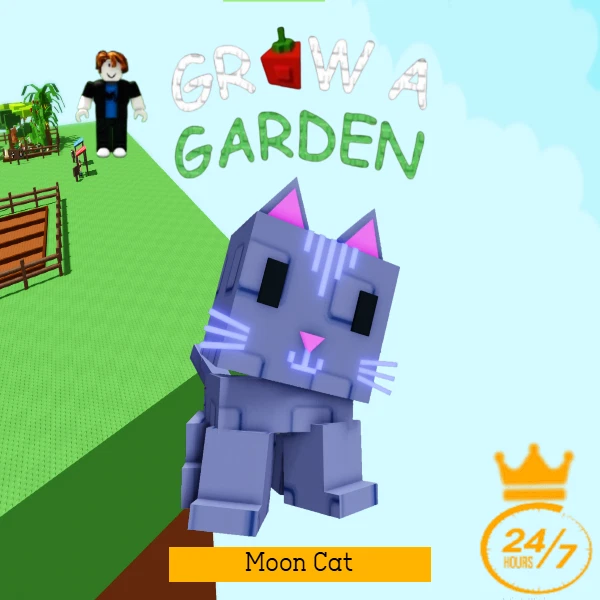 Roblox GROW A GARDEN 😺 Moon Cat [Legendary] 😺 In Stock & 5 Min Delivery