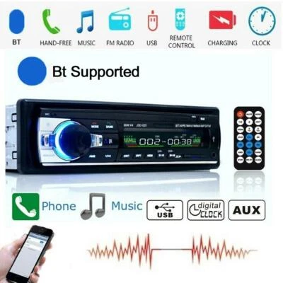 MP3 Player Autoradio Stereo Bluetooth Audio Musik Stereo USB/TF/AUX/FM F1M7 J7T9 - Bild 1 von 4