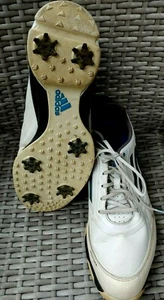 Mens Adidas Adizero One Golf Cleats Shoes Sz 11 Mens Used Q46702 Soft Spike - Picture 1 of 9