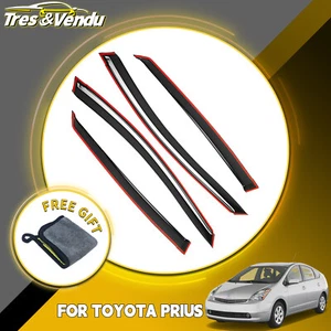 Protector deflector de visera de ventana Tresvendu para Toyota Prius Hatchback 2004-2009 4 piezas - Imagen 1 de 16