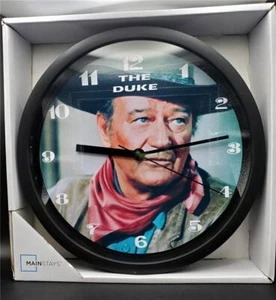 JOHN WAYNE "THE DUKE"  -  8.78" WALL CLOCK - Picture 1 of 1