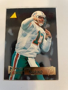 Dan Marino "Pinnacle Passer" 1995 NFL Trading Card #197 Miami Dolphins football - Foto 1 di 2