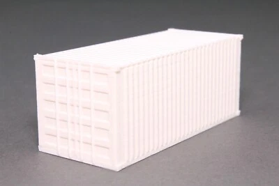 H0 Container Frachtcontainer weiß 20 Fuß 1 Stück 1:87 neu und in OVP bahnwaren - Bild 1 von 4