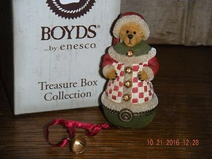 Boyds Bears TREASURE BOX  ~1E ST. NICHOL KRINGLE-KLAUS~ STYLE #4018013 - Picture 1 of 8