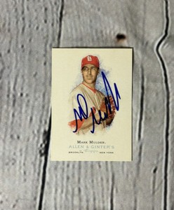2006 Topps Allen and Ginter #146 Mark Mulder Signed Auto St. Louis Cardinals