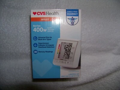 CVS Health Series 400w Wrist Blood Pressure Monitor, Universal Size Excellent WC - Image 1 of 4