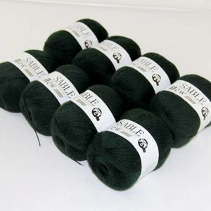 WOOL 8X50gr Super Warm Pure High Cashmere Blankets Rugs Hand Crochet Yarn 13 - Picture 1 of 12