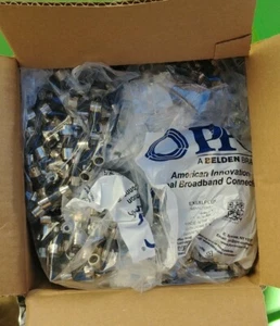 (50 X 20 BAGS) PPC EX6XLPLUS RG6 Universal Compression Connectors -Free Shipping - Picture 1 of 3