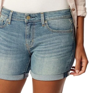 Signature by Levi Strauss & Co. Gold Label Mid-Rise Shorts Womens Plus Size 24 - Picture 1 of 9