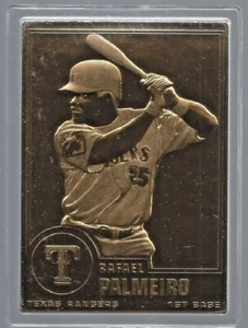 Rafael Palmeriro 2001 Danbury Mint Sealed 22 Kt Gold Card # 148 - Picture 1 of 1