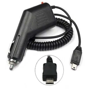 Coiled Micro-USB Car Charger Cable Power Adapter DC Socket for Phones Tablets - Picture 1 of 7