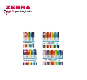 Zebra Mckee doppelseitiges (extra fein) Markierstift-Set Wählen Sie aus 4 Typen - Bild 1 von 5