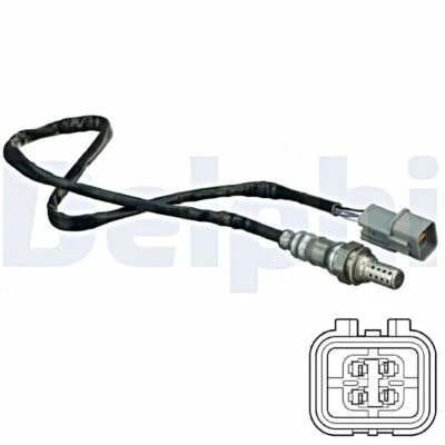 DELPHI Lambda Sensor For HYUNDAI KIA Coupe Santa Fe I Trajet Tucson Xg 98-09 - Image 1 of 2