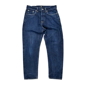 Edwin Rainbow Selvedge ED-45 Loose Tapered Blue Denim Jeans Men's Size W32L30 - Picture 1 of 11