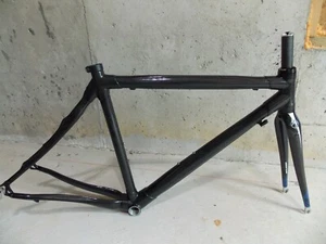 55cm Blue RC 7 Lugged Carbon Fiber Road Frame & Aerus Factory Full Carbon Fork - Picture 1 of 18