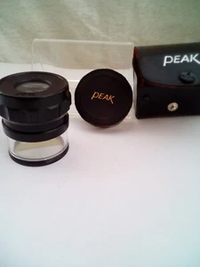 PEAK Scale Loupe 10X posiada precyzyjnie skonstruowane soczewki achromatyczne JAPONIA Vintage - Zdjęcie 1 z 13