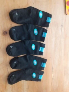 Kids Boys Girls Plain Socks Childrens Everyday Use School Uniform. 5 Pairs - Picture 1 of 5