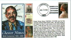 6° Cachets Chester Himes 100th Birthday Cachets with a Black Connection - Picture 1 of 1