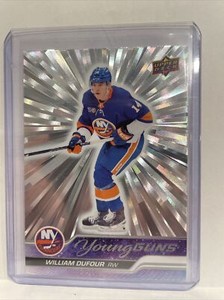 2023-24 Upper Deck WILLIAM DUFOUR Young Guns Outburst Silver SP Rookie #206