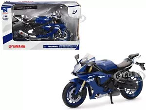 YAMAHA YZF-R1 BLUE 1/12 DIECAST MOTORCYCLE MODEL BY NEW RAY 57803 C - Picture 1 of 1