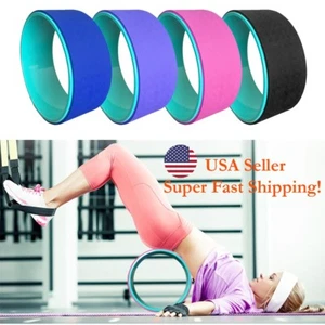 New TPE Yoga Wheel Comfortable Stretching Relaxation Relieves Pain Yoga Wheel - Picture 1 of 22