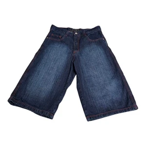 Pantalones Cortos Sueltos Southpole Para Hombres 34 Rojo Oscuro Desteñido Puntada Pierna Ancha Patinador De Colección - Imagen 1 de 7