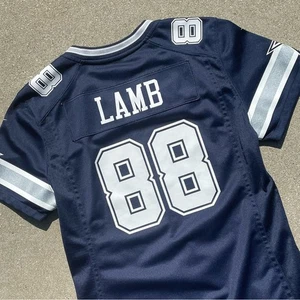 Nike CeeDee Lamb NFL Players On-Field Dallas Cowboys Blue Jersey Size Small - Picture 1 of 9