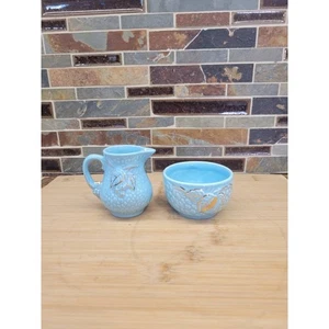 Vintage Wade Zucker Milchkännchen Set, Golden Turquoise Bramble England - Bild 1 von 4