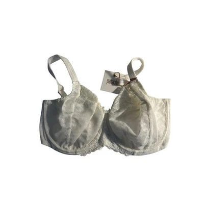 Panache Envy Full Cup Bra Size 34H Ivory Lace Trim Underwire Support NEW - image 1 of 4